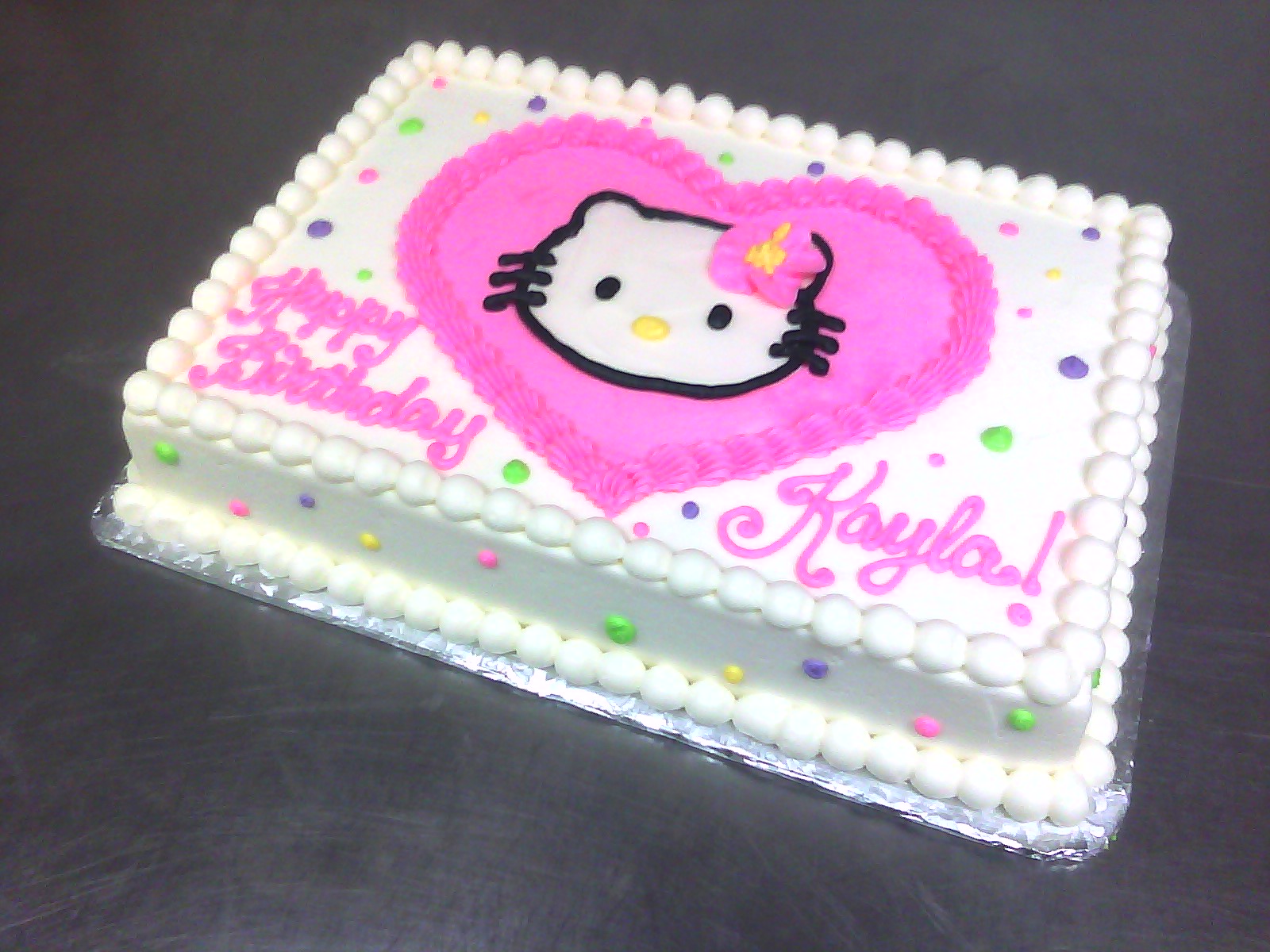 1066) Hello Kitty Birthday Cake - ABC Cake Shop & Bakery